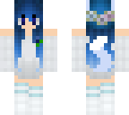 blue werewolf girl