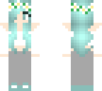 cute blue haired girl