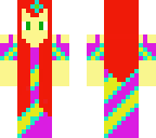 cute colorful dress girl