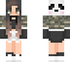 cute panda girl