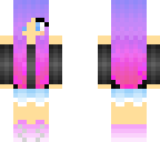 cute purple and pink girl