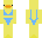 duck bikini blue