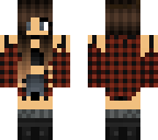 girl with a flannel and a summer girl