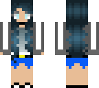 grey and blue girl