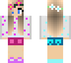 pink blue girl