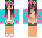 pink flower girl