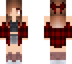plaid red