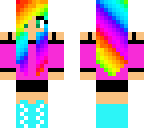 rainbow girl
