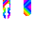 rainbow hair skin base