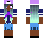 school girl with cap
