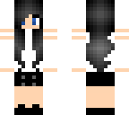 black hair