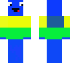 blue derp guy with yellow shirt and green and blue