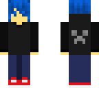 blue hair boy