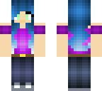blue hair girl