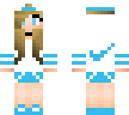 blue nike girl