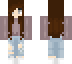 brown hair sweater girl
