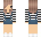 girl in overalls