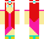 pink prom girl