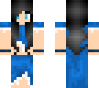 pretty blue dress girl
