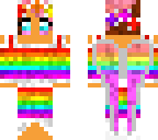 pretty rainbow outfit