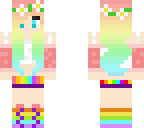 rainbow girl