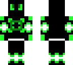 spider-man black-green