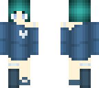 turquoise girl