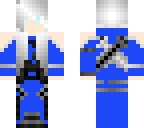 blue demon girl
