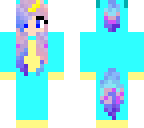 blue unicorn skin