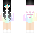 edit rainbow paint girl