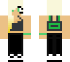 green gaming girl