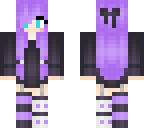 kawaii purple anime