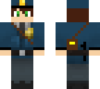 police officer with ammo belt and gun and baton