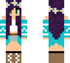 purple hair edit girl