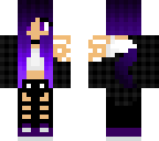 purple wolf girl
