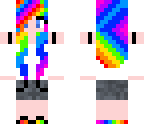 rainbow girl
