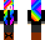 rainbow headphone girl