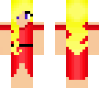 red summer dress