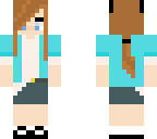 summer blue girl