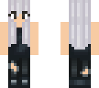 white haired ninja girl