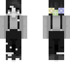black and white