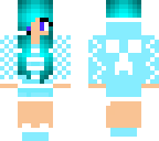 blue gamer girl