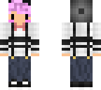 chibi boy pink and black hair
