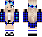 cool multi-blue girl