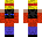 enderman holding burger