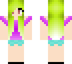 green hair girl