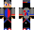 red and blue