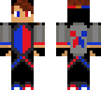 red and blue