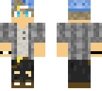 teen boy with blue hat