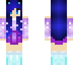 blue haired cat girl eyes edit